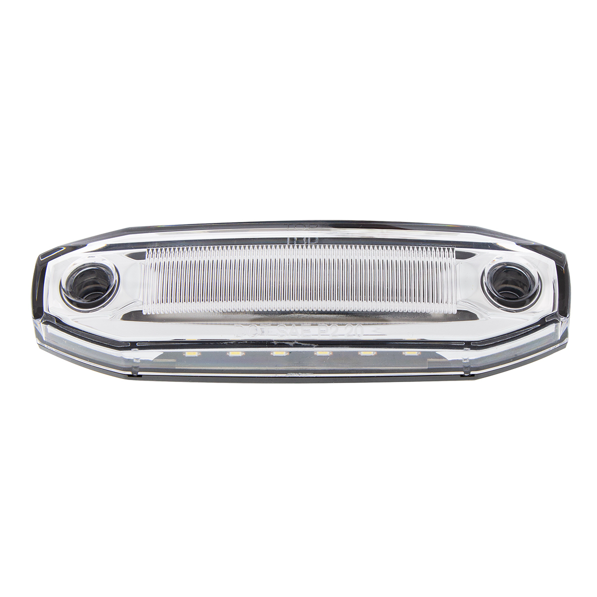 6 Red LED Light (Clearance/Marker) With 6 White LED Side Ditch Light