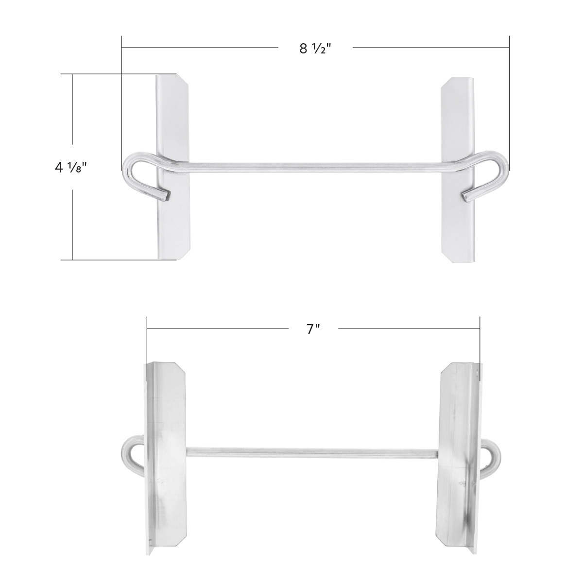 Stainless Steel Truck Battery Hold-Down Bracket For 1958-1966 Chevrolet & GMC Truck