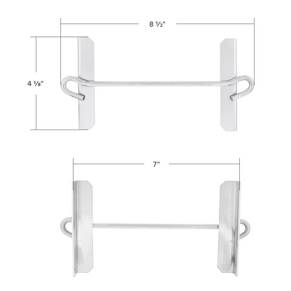 Stainless Steel Truck Battery Hold-Down Bracket For 1958-1966 Chevrolet & GMC Truck