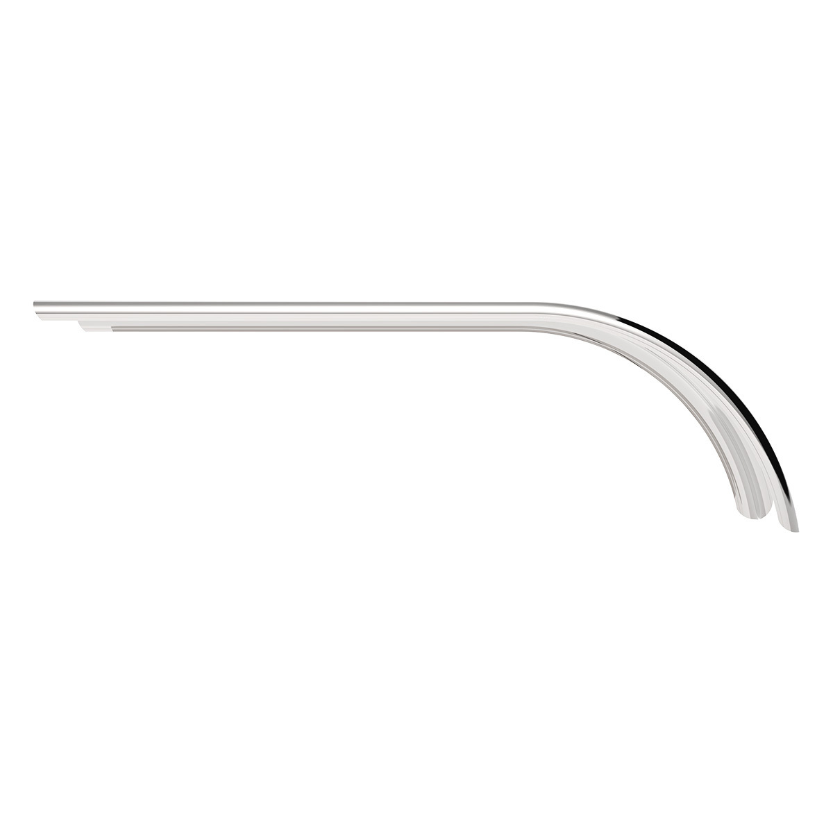 80" 430 Stainless Steel (16ga) Smooth Half Fender - SE Series (Pair)