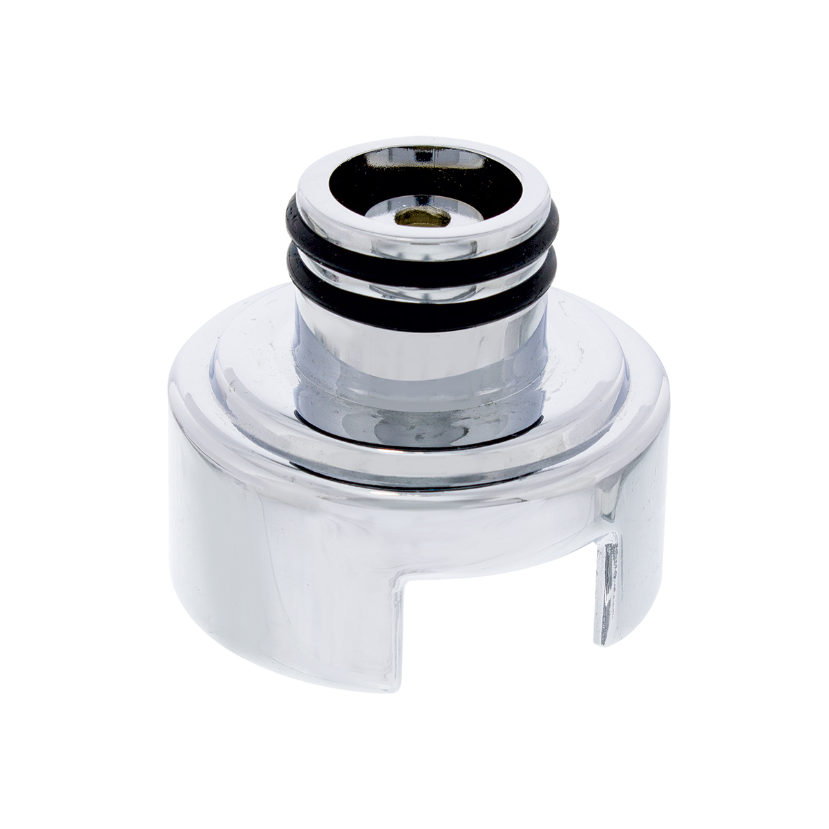 15/16" Gearshift Mounting Adapter For Eaton-Fuller 13/15/18 Speed Shifters - Chrome/Vertical (Bulk)