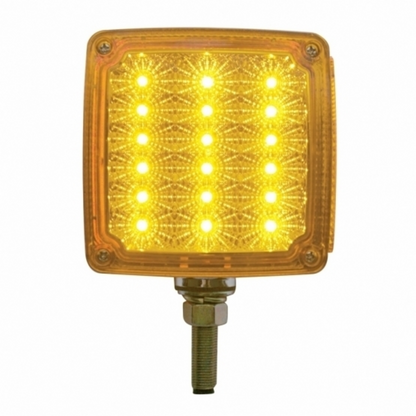 39 LED Reflector Double Face Turn Signal Light (Driver) - Amber & Red LED/Amber & Red Lens
