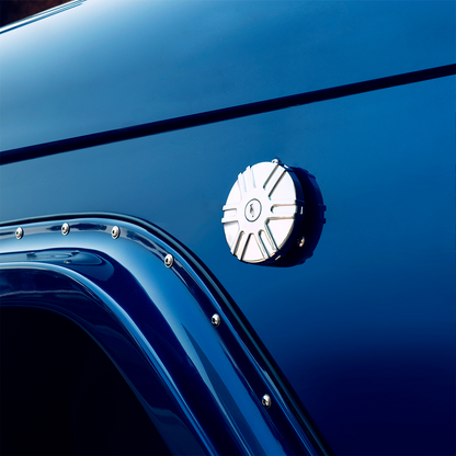 Titan Cap - Locking Gas Cap for 1947-71 Chevy and Ford - Chrome