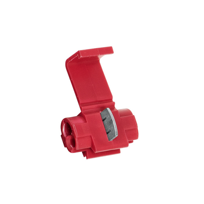 22-18 AWG Red Snap Lock Tap Splice Connector (50 pcs/Bag)