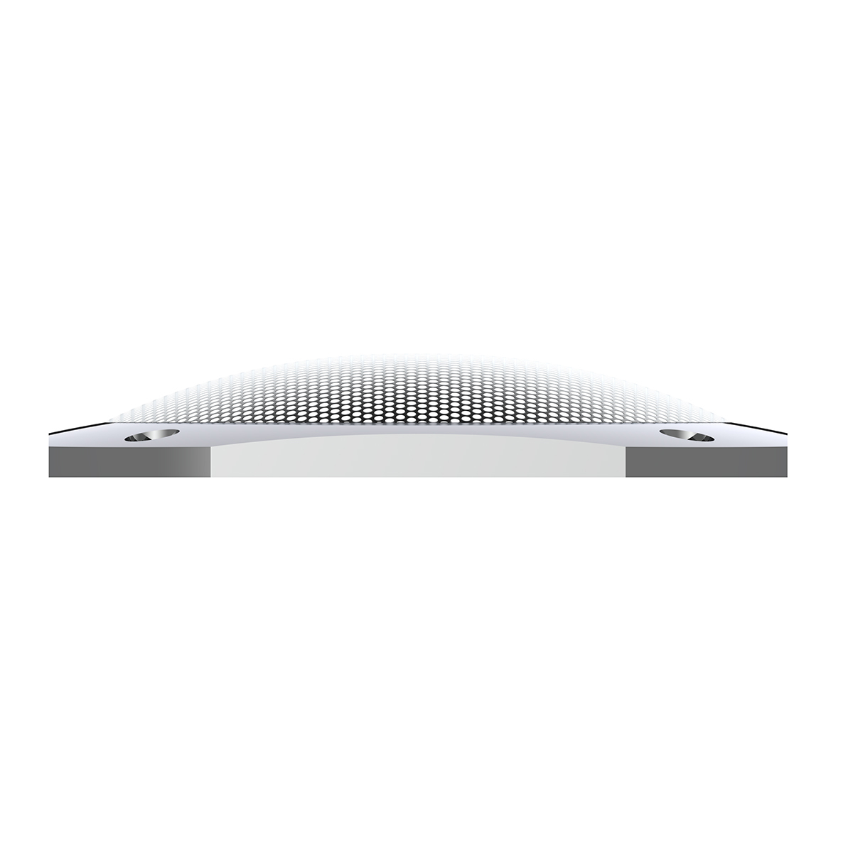 Chrome 4-1/2" Square Speaker Cover For International 9900 (1999-2017), 9400/9300/9200 (1997-2010)