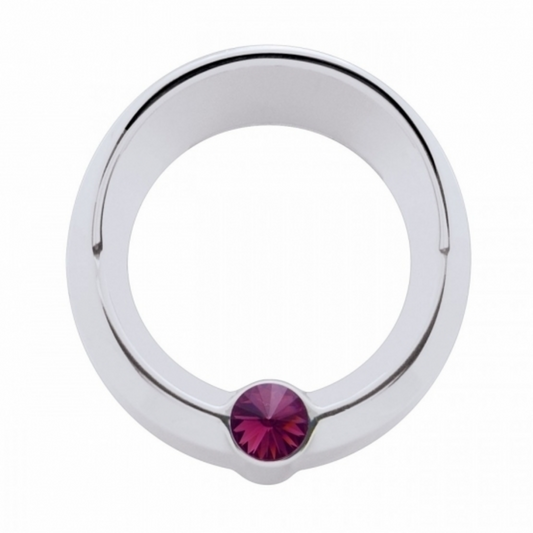 Signature Series Small Gauge Cover With Visor For Freightliner - Purple Crystal