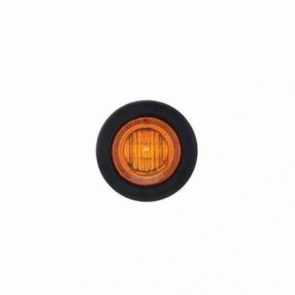 3 LED 3/4" Mini Light (Clearance/Marker) - Amber LED/Amber Lens (Bulk)