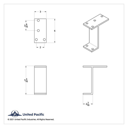 Black Mounting Bracket (Pair)