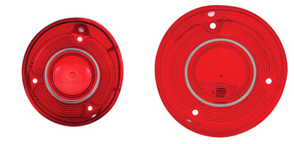 Tail Light Lens With Trim For 1972 Chevy Chevelle SS/Malibu - L/H and R/H (2pcs)