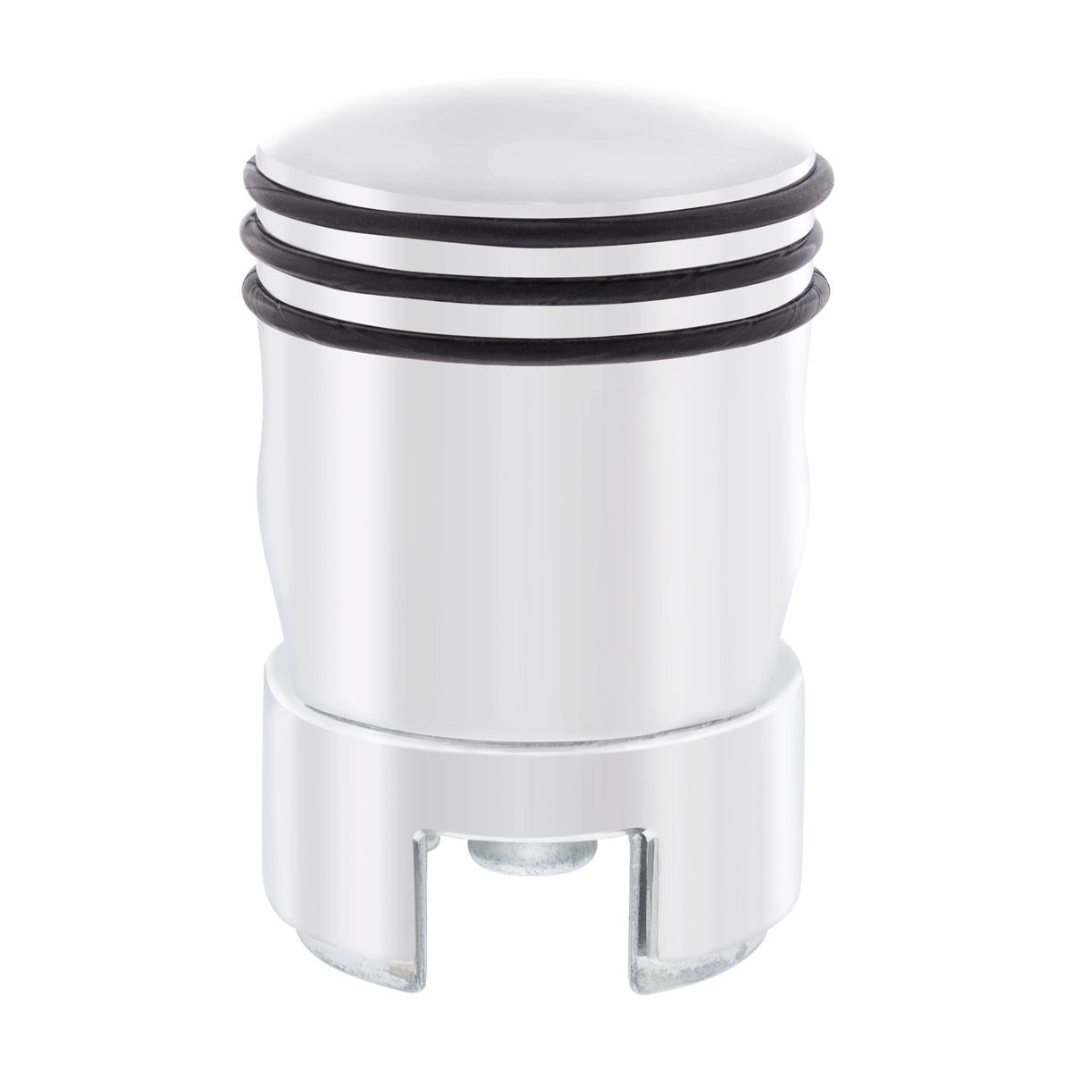 Piston Gearshift Knob With 13/15/18 Speed Adapter - Chrome