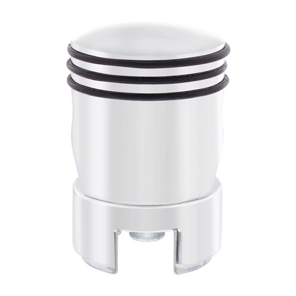 Piston Gearshift Knob With 13/15/18 Speed Adapter - Chrome