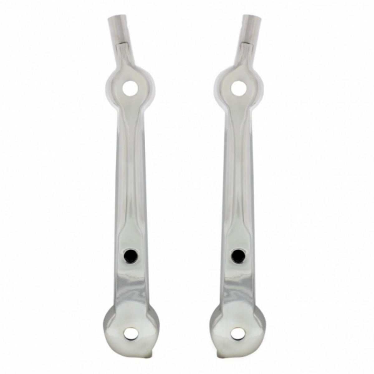 2" Chopped Polished SS Windshield Stanchions For 1932 Ford Roadster (Pair)