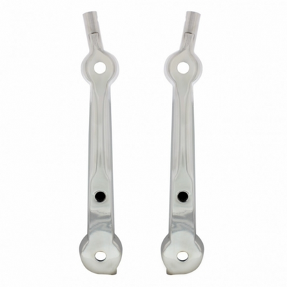 2" Chopped Polished SS Windshield Stanchions For 1932 Ford Roadster (Pair)