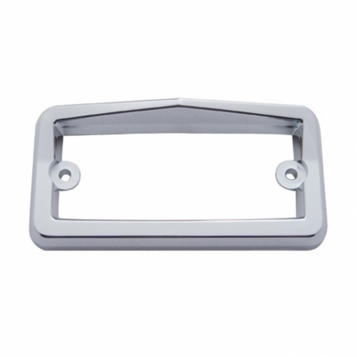 Chrome Plastic Rectangular Visor Light Bezel For Freightliner