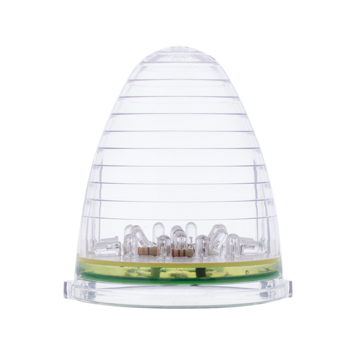 19 LED Beehive Grakon 1000 Cab Light - Amber LED/Clear Lens