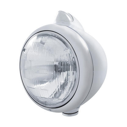 Chrome Guide 682-C Headlight H6024 & Original Style LED Signal - Clear Lens