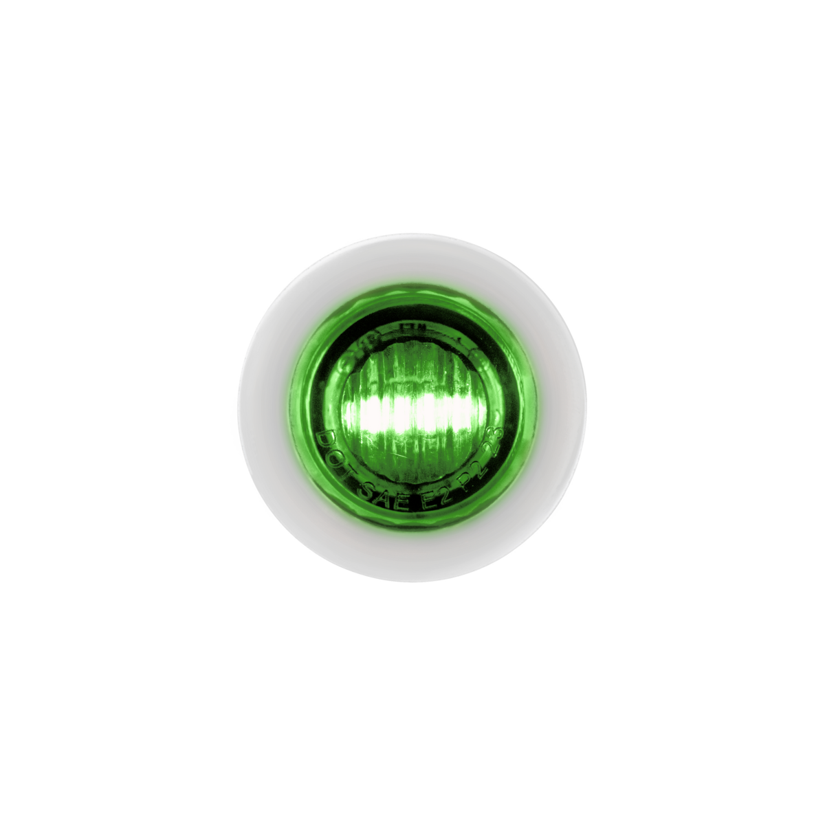 Double Fury 2 LED 3/4" Mini Clearance/Marker Light-Red & Green LED/Clear Lens