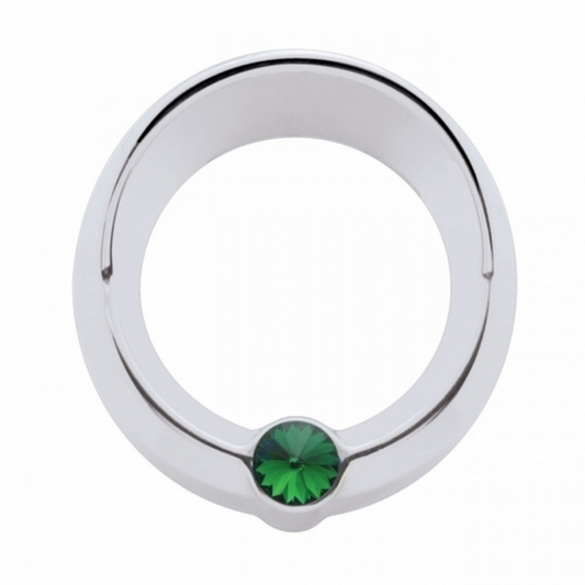 Signature Series Small Gauge Cover With Visor For Freightliner - Green Crystal