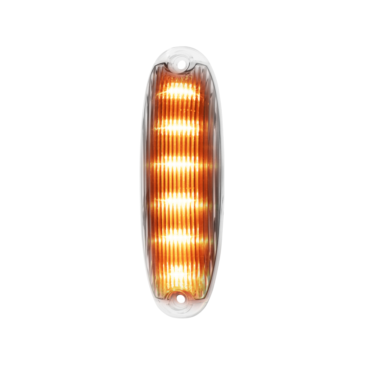 6 Amber LED Cab Light For 2008-2017 Freightliner Cascadia - Clear Lens