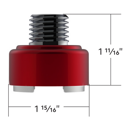 M30X3.5 Thread-On Shift Knob Mounting Adapter For Eaton Fuller Style 9/10 Shifter - Candy Red