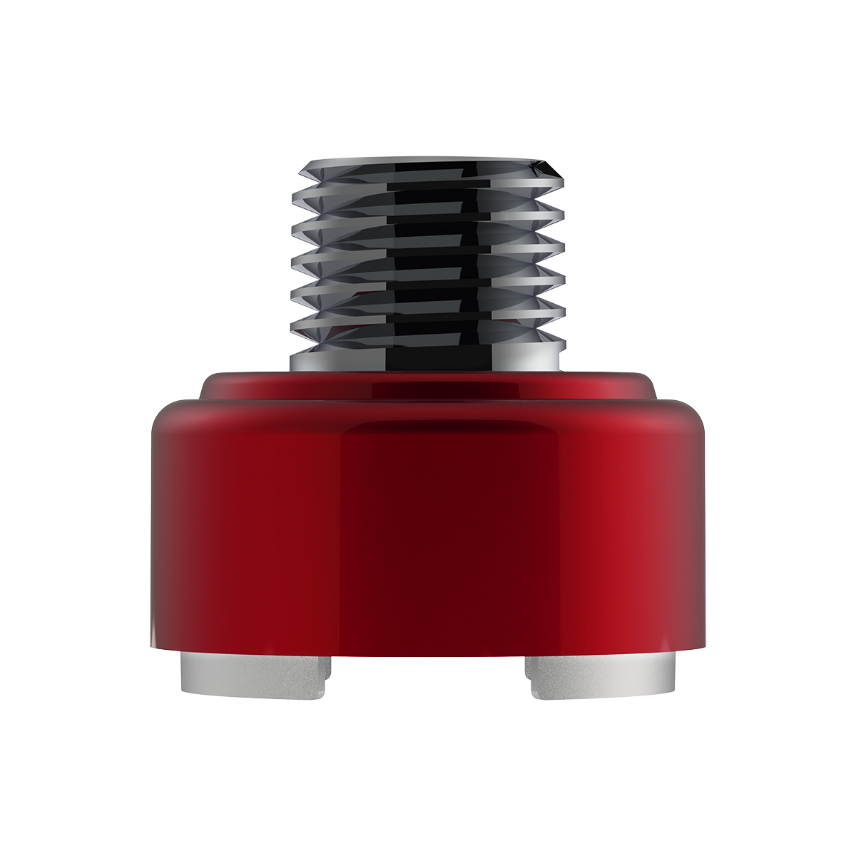 M30X3.5 Thread-On Shift Knob Mounting Adapter For Eaton Fuller Style 9/10 Shifter - Candy Red