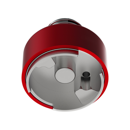 M30X3.5 Thread-On Shift Knob Mounting Adapter For Eaton Fuller Style 9/10 Shifter - Candy Red