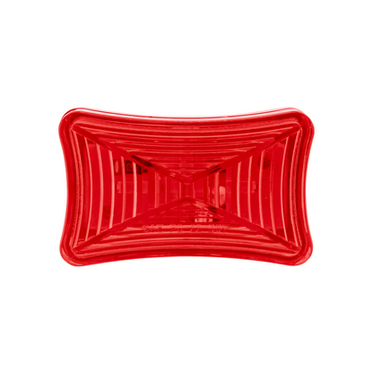 3 LED Rectangular Clearance/Marker Light-Red LED/Red Lens