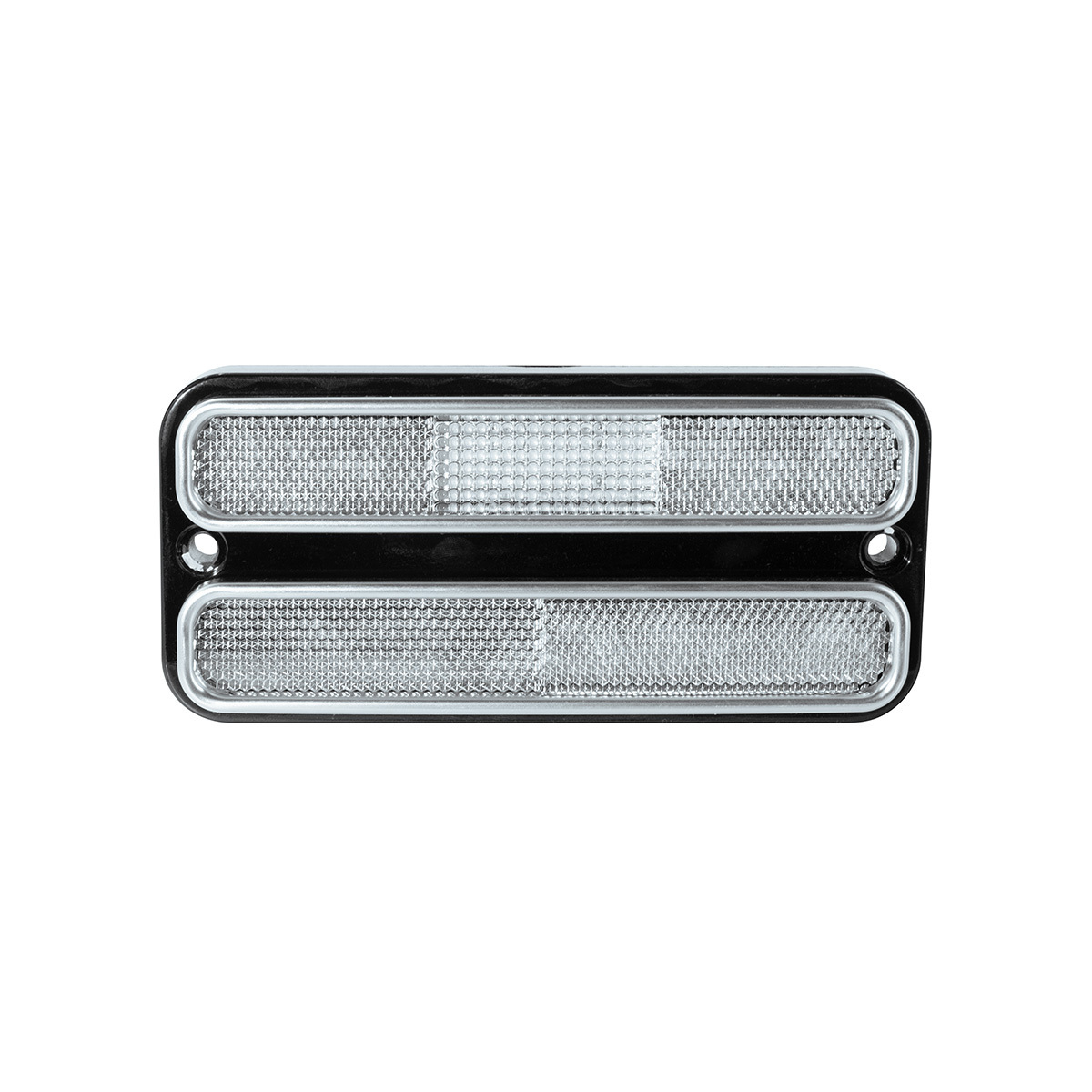 18 LED Side Marker Light With Stainless Steel Trim For 1968-1972 Chevrolet & GMC Truck-Amber LED/Clear Lens