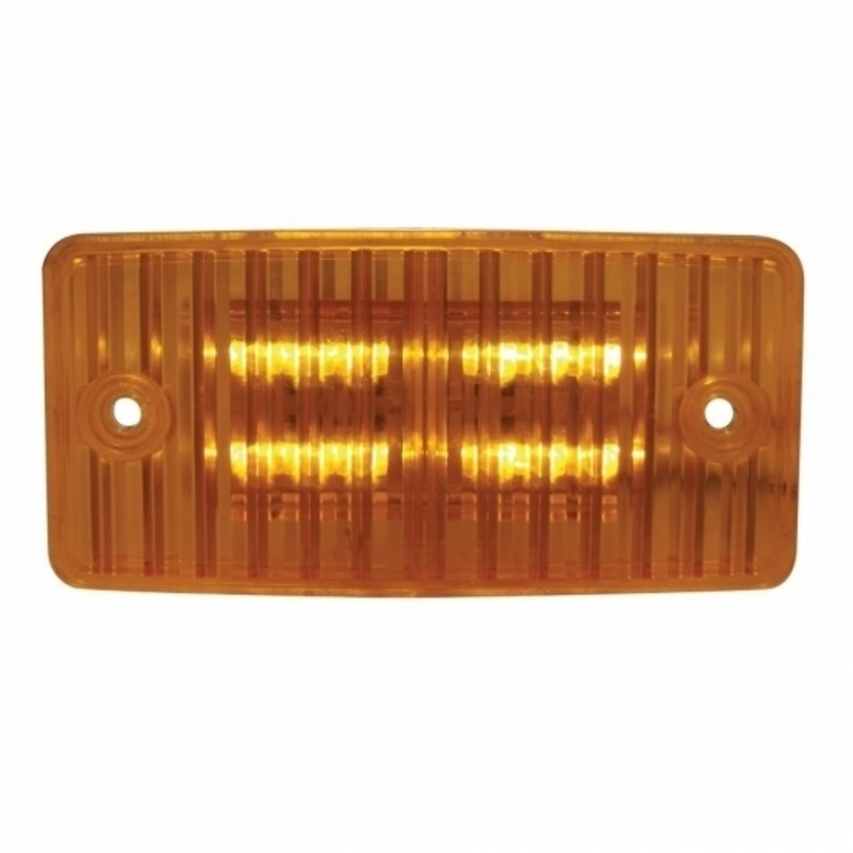 12 LED Cab Light For Freightliner Century (1996-2011) And Columbia (2001-2017) - Amber LED/Amber Lens