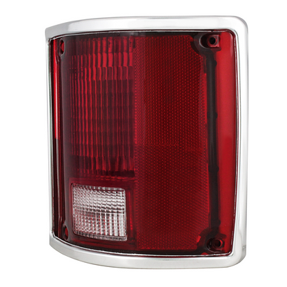 Tail Light Assembly With Anodized Aluminum Trim For 1973-87 Chevy & GMC Truck - R/H