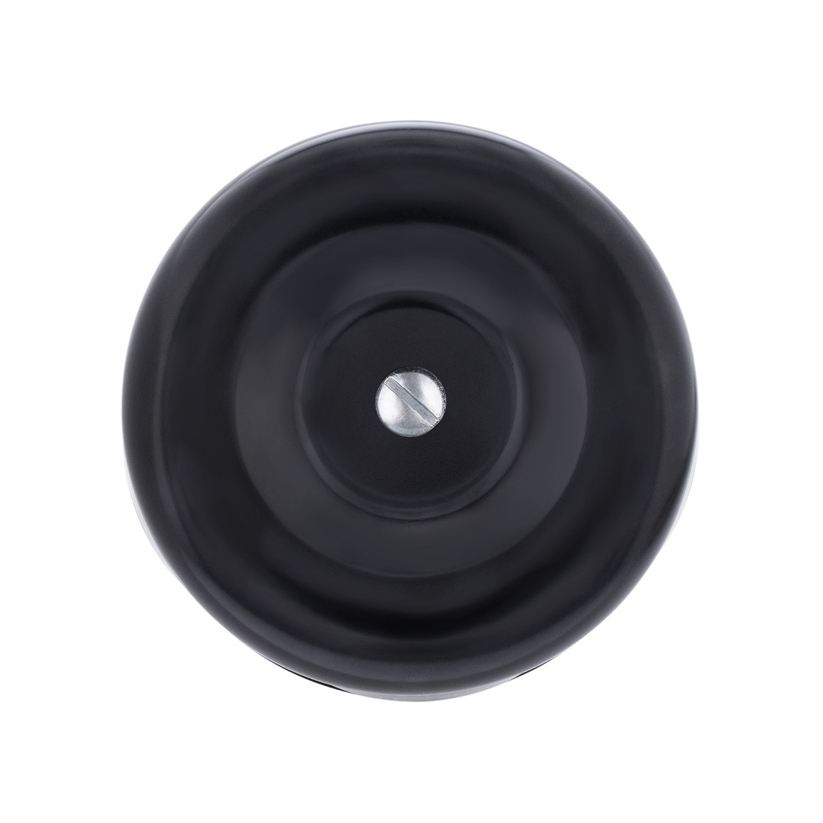 4" Round Louvered Air Cleaner For Carburetors With 2-5/16" Neck-Black