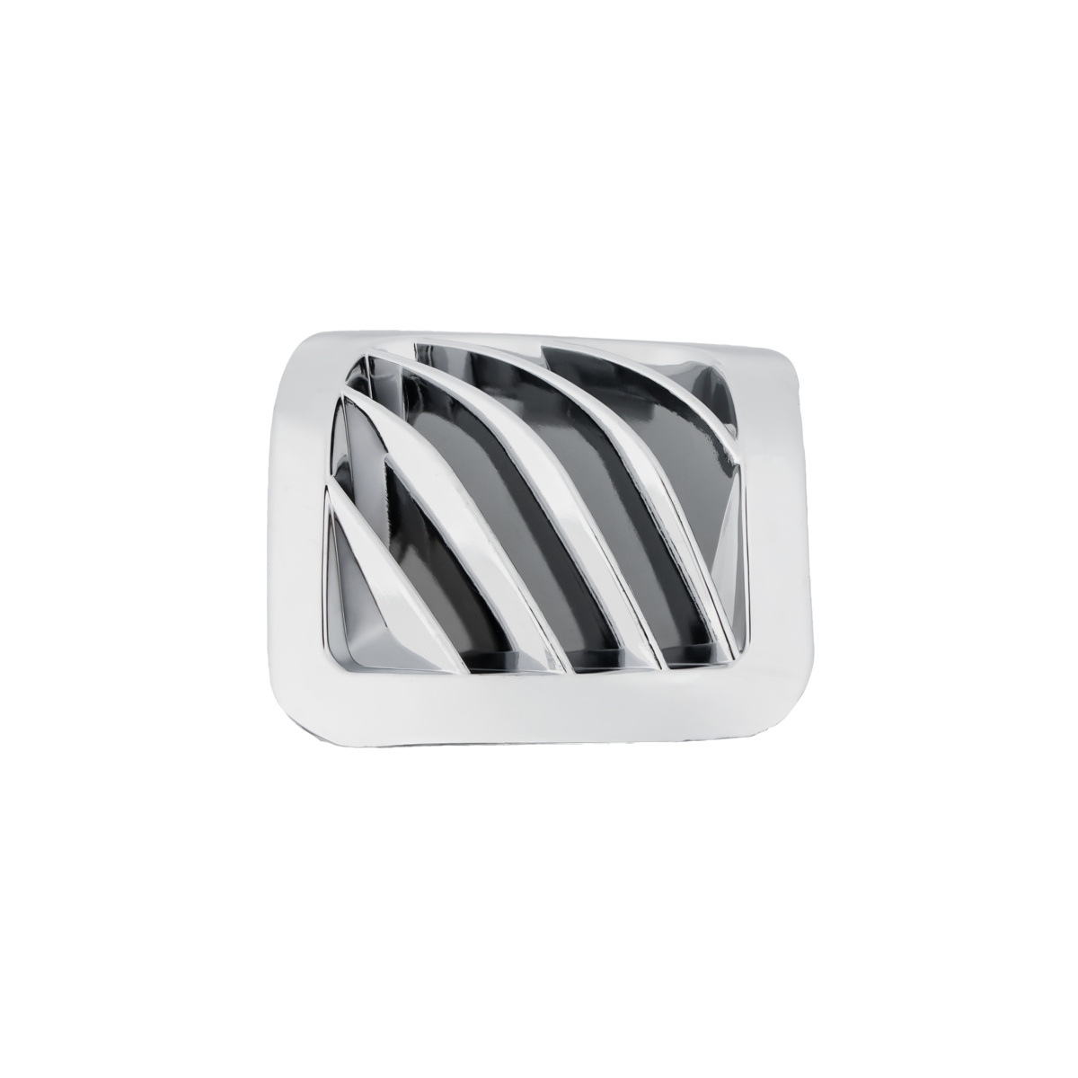 Chrome Plastic A/C Dash Corner Vent For 2006+ Peterbilt - Passenger