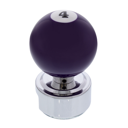 Number 4 Pool Ball Gearshift Knob For 13/15/18 Speed Eaton Style Shifters