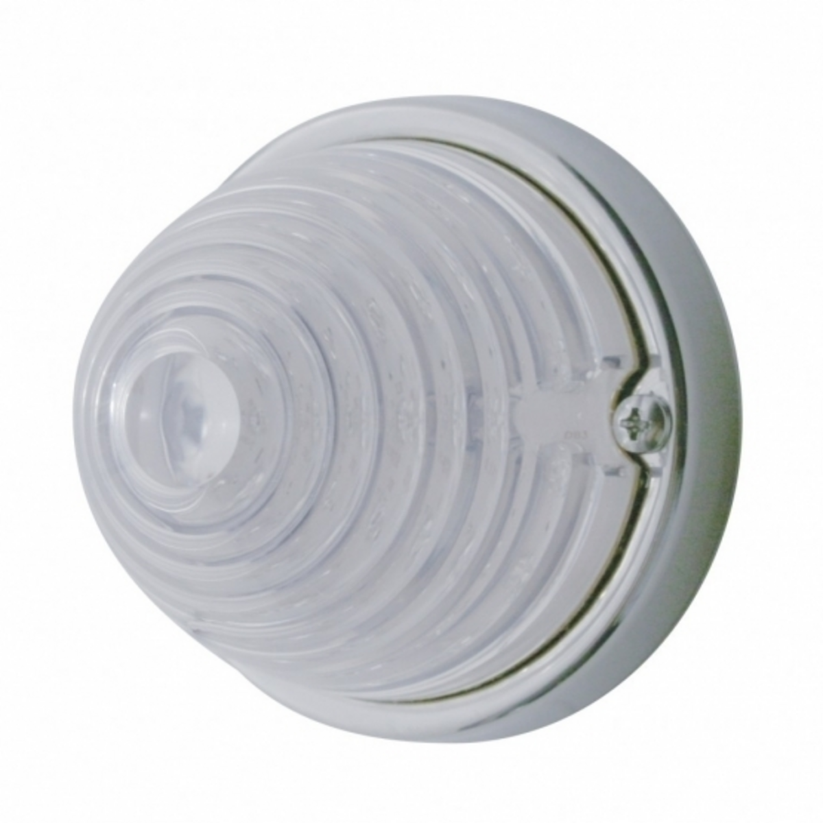 17 LED Beehive Flush Mount Kit - Amber LED/Clear Lens