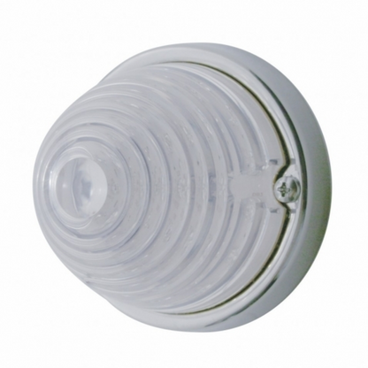 17 LED Beehive Flush Mount Kit - Amber LED/Clear Lens