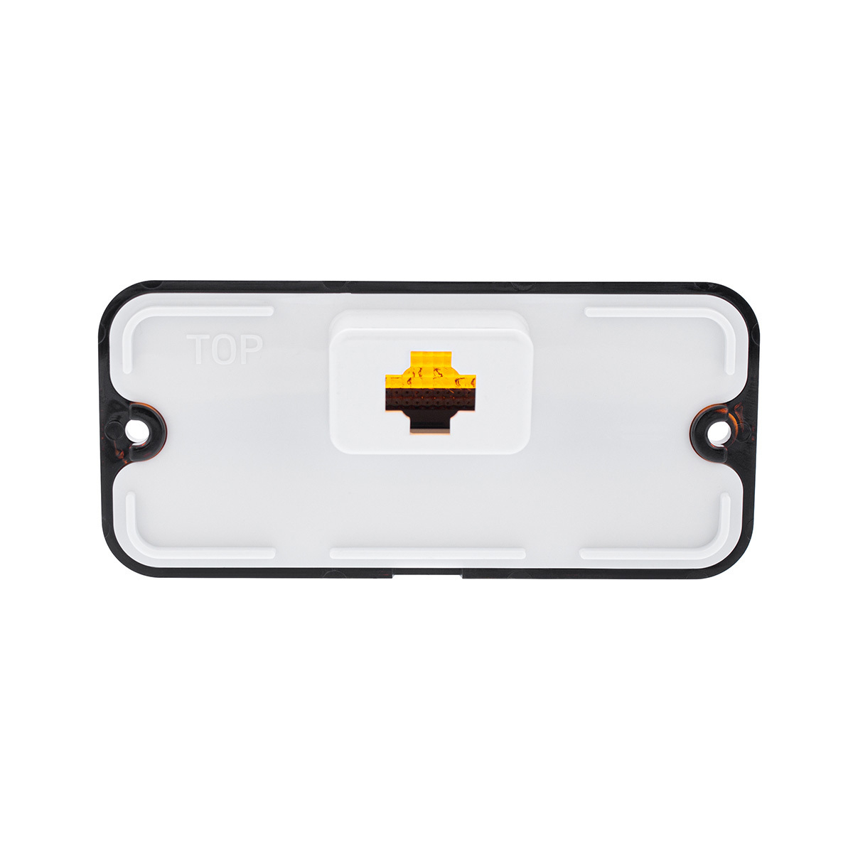 Deluxe Side Marker Light With Stainless Steel Trim For 1968-1972 Chevrolet & GMC Truck-Amber Lens