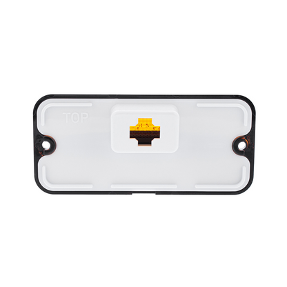 Deluxe Side Marker Light With Stainless Steel Trim For 1968-1972 Chevrolet & GMC Truck-Amber Lens