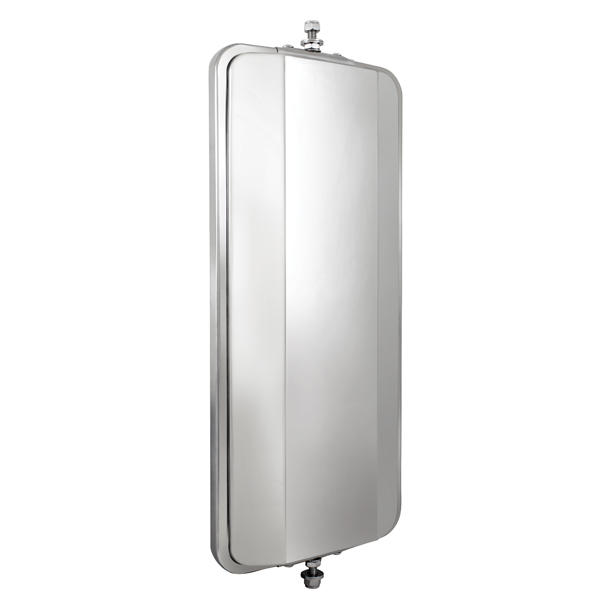 7" X 16" 430 Stainless Steel West Coast Style Mirror - Non Heated