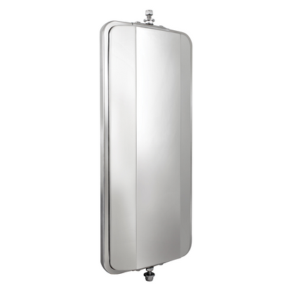 7" X 16" 430 Stainless Steel West Coast Style Mirror - Non Heated