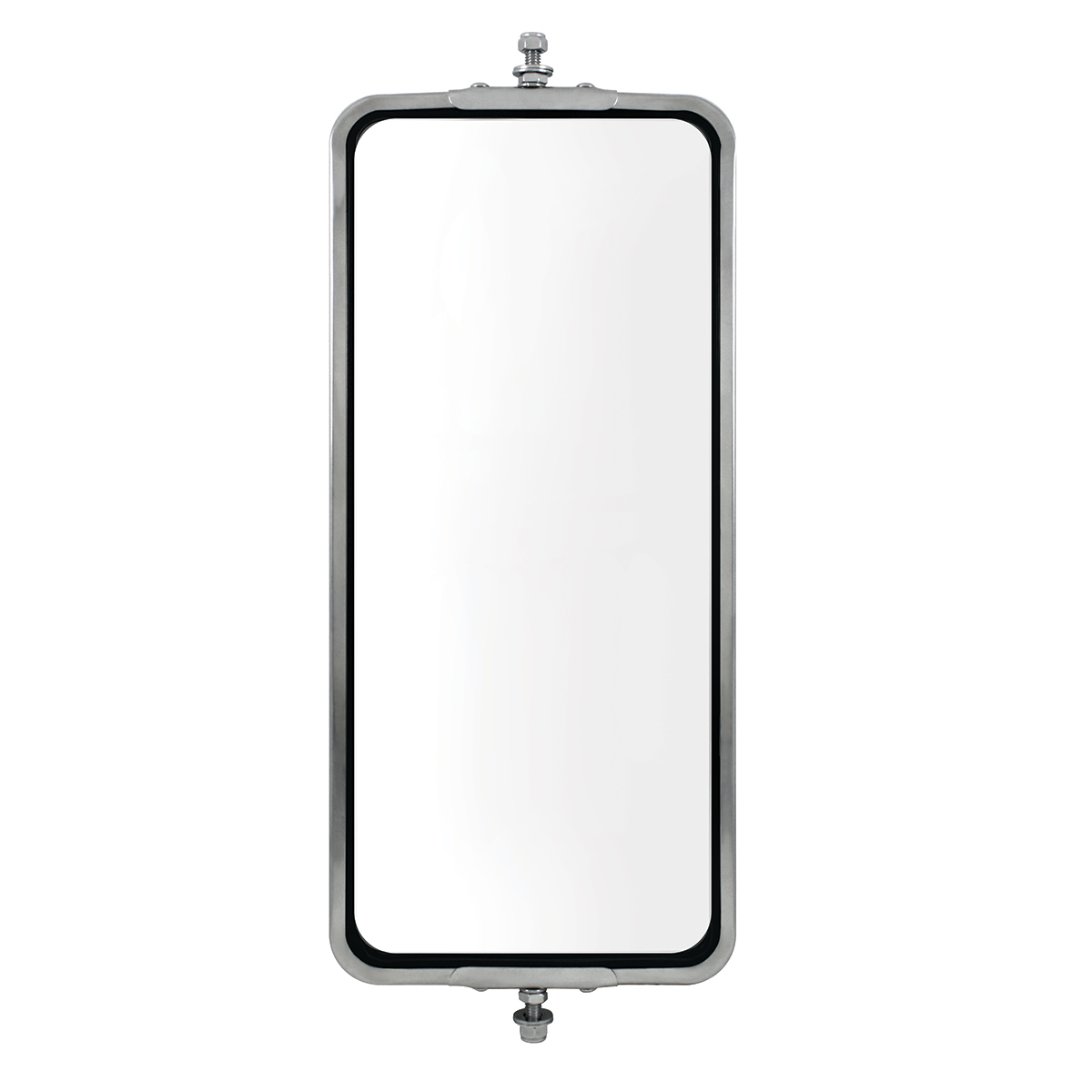 7" X 16" 430 Stainless Steel West Coast Style Mirror - Non Heated