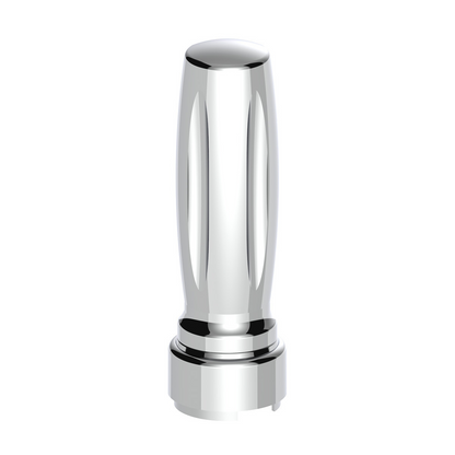 M30X3.5 Thread-On Vegas Gearshift Knob With 9/10 Speed Adapter - Chrome/Vertical