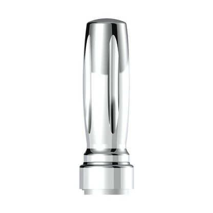 M30X3.5 Thread-On Vegas Gearshift Knob With 9/10 Speed Adapter - Chrome/Vertical