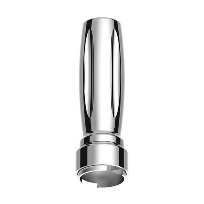 M30X3.5 Thread-On Vegas Gearshift Knob With 9/10 Speed Adapter - Chrome/Vertical