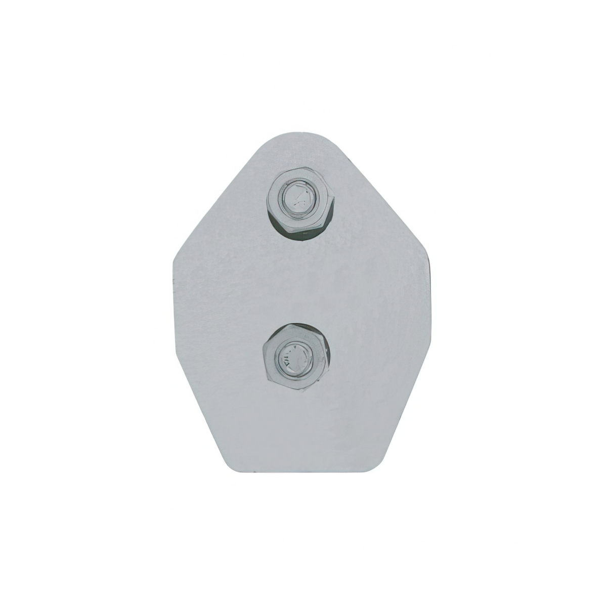 30" 430SS 45-Degree Angled Heavy Duty Mud Flap Hangers-2" Bolt Pattern (Pair)