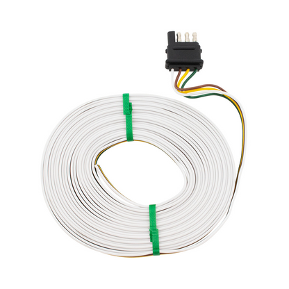 4 Way LED Trailer Light Harness - 25' Positive & Ground Leads