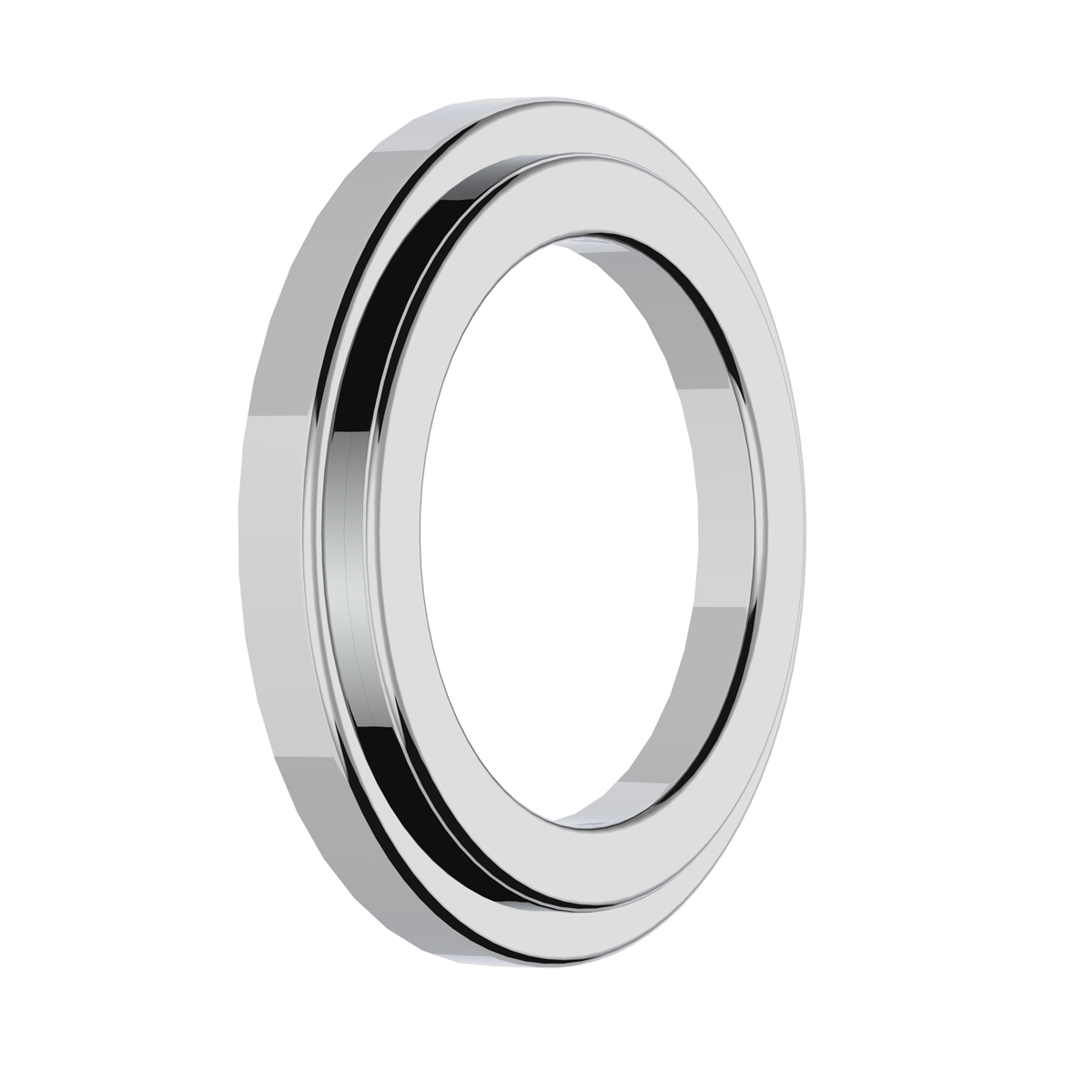 Chrome Plastic Small Gauge Cover Without Visor For Freightliner