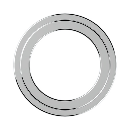 Chrome Plastic Small Gauge Cover Without Visor For Freightliner