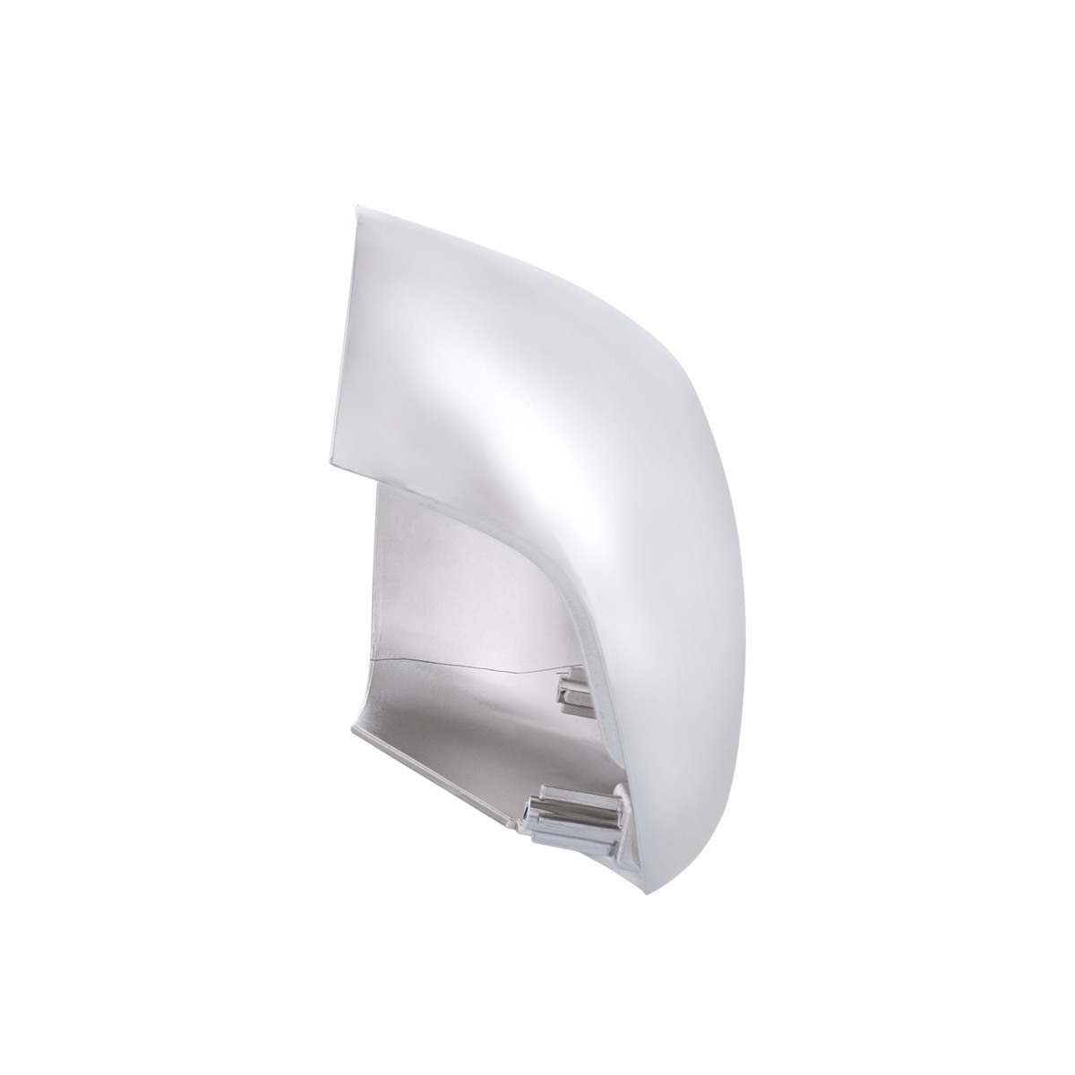 Chrome Plastic Hood Mirror Cover For 2018-2026 Freightliner Cascadia-Driver and Passenger (2pcs)