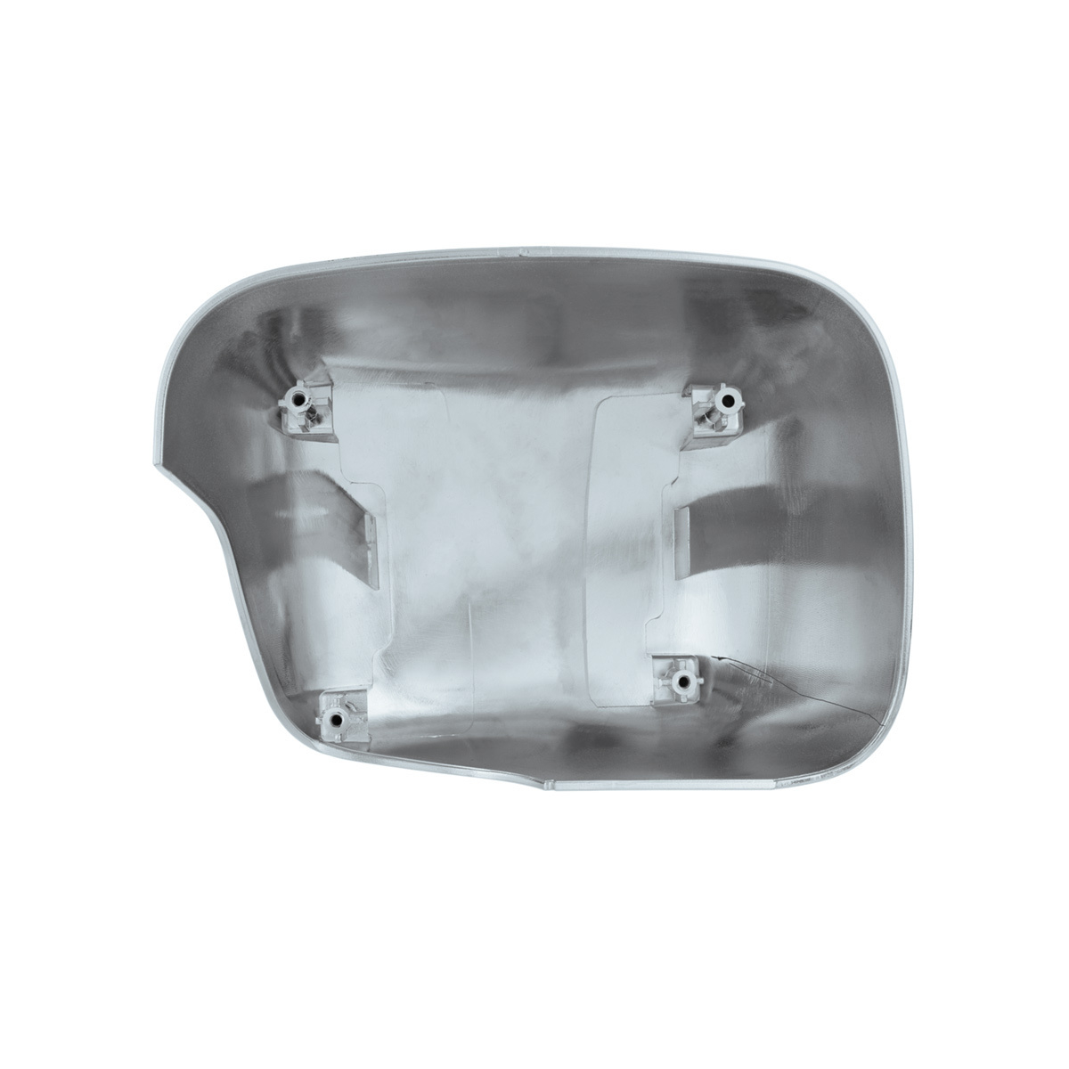 Chrome Plastic Hood Mirror Cover For 2018-2026 Freightliner Cascadia-Driver and Passenger (2pcs)