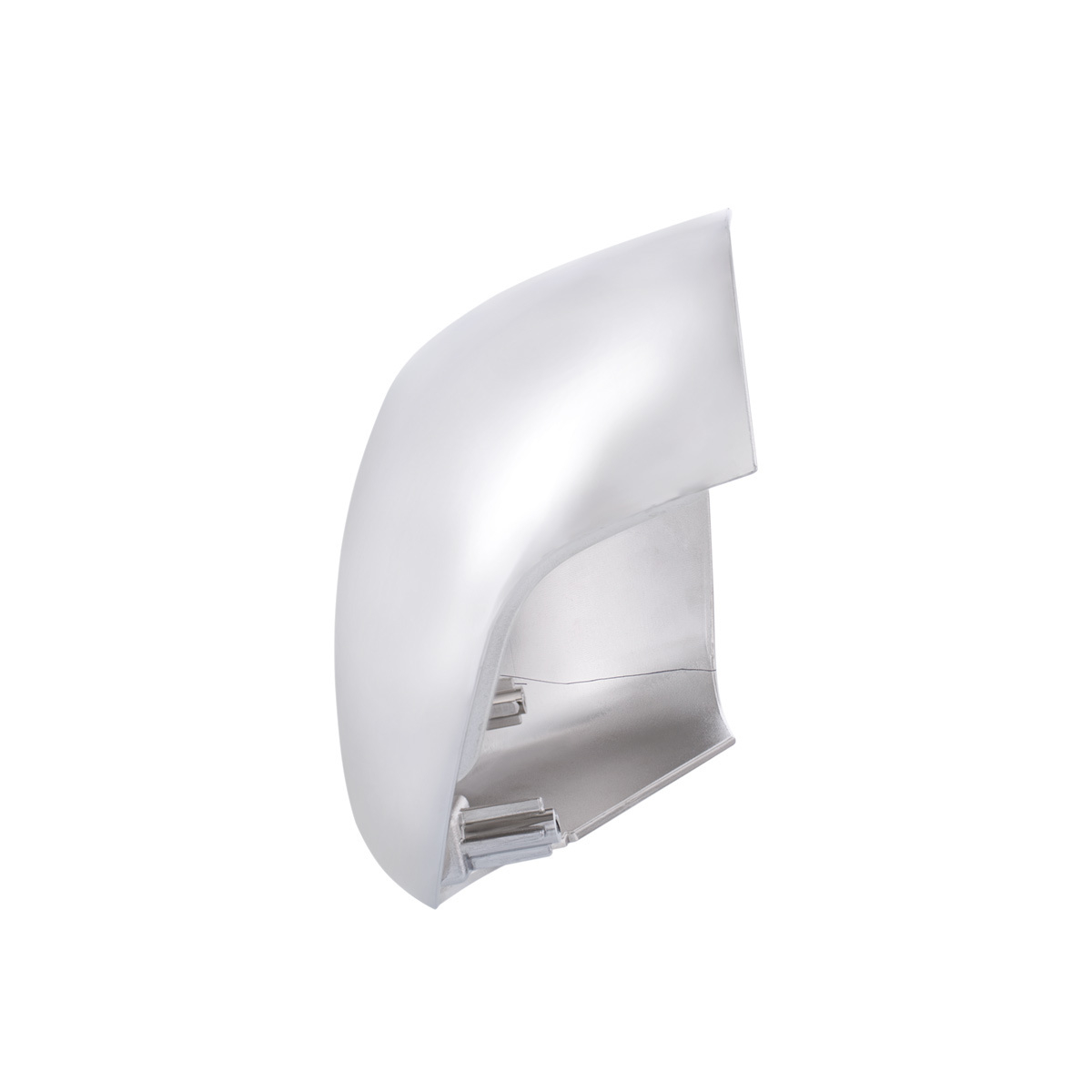 Chrome Plastic Hood Mirror Cover For 2018-2026 Freightliner Cascadia-Driver and Passenger (2pcs)